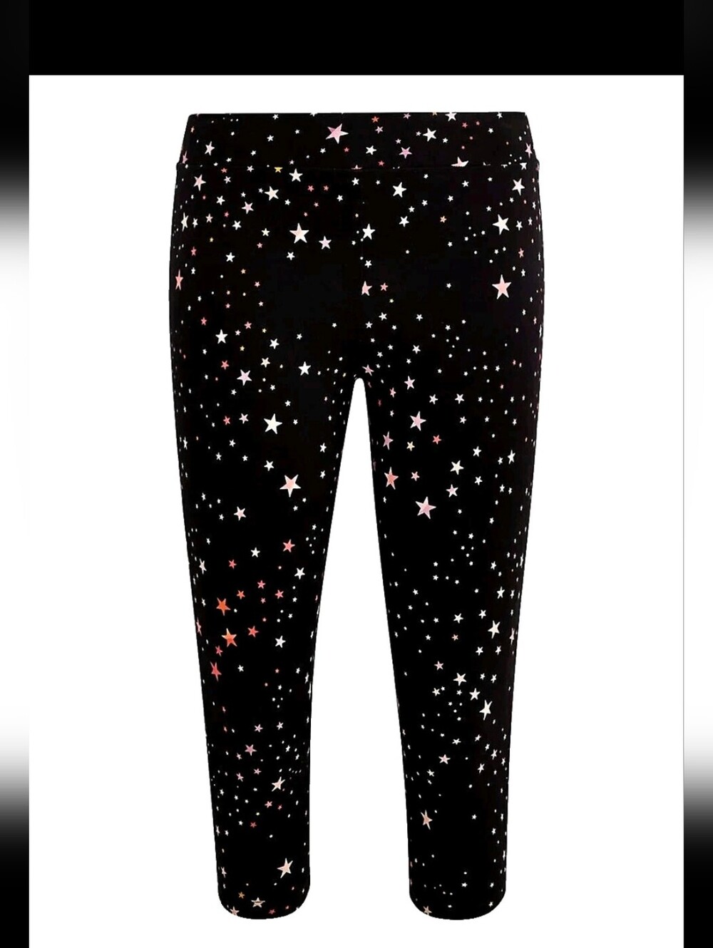 NWT TORRID BLACK STAR CLUSTERS CAPRI LEGGINGS 1 1X